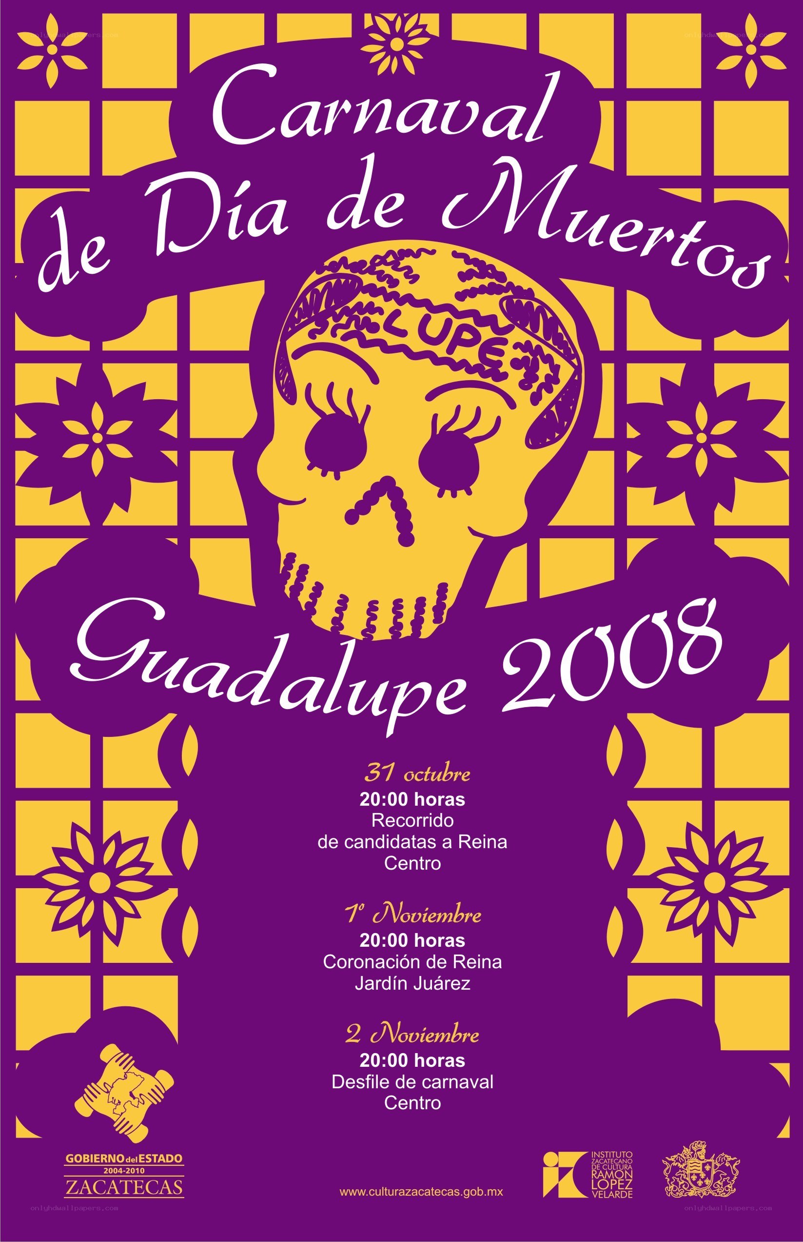 Carnaval de Día de Muertos poster
