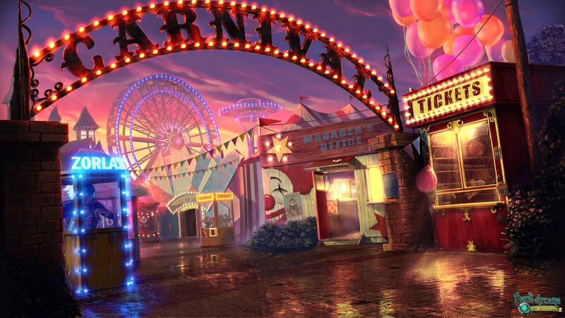 Carnival Entrance at Night