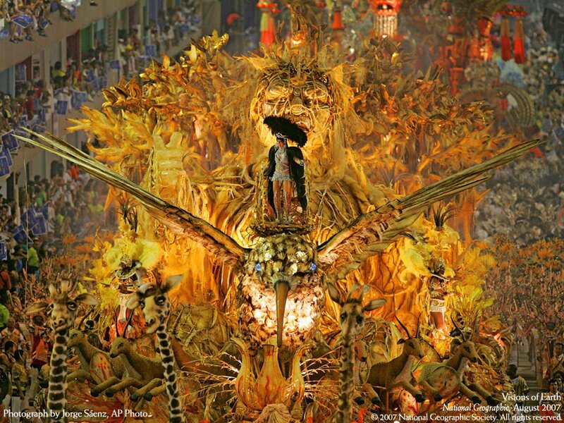 Carnival Float with Bird