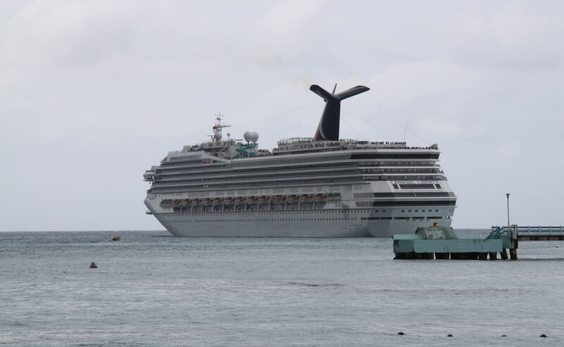 Carnival Liberty Cruise Ship — Gray