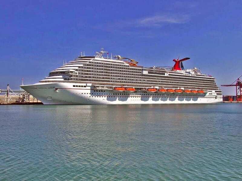 Carnival Magic Cruise Ship — Blue