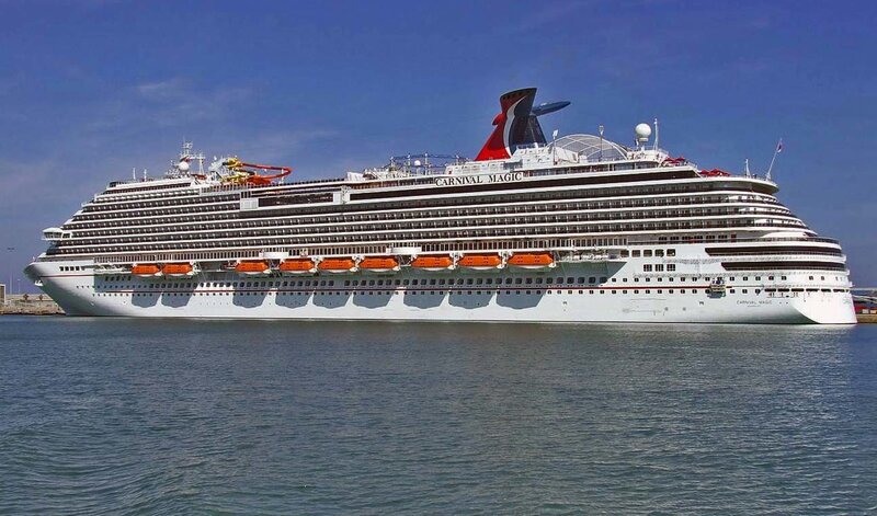 Carnival Magic Cruise Ship — White