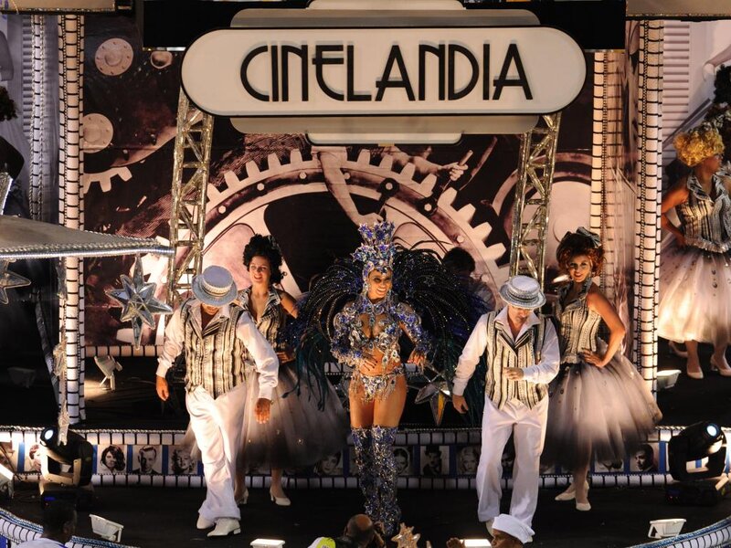 Carnival Performers on Stage