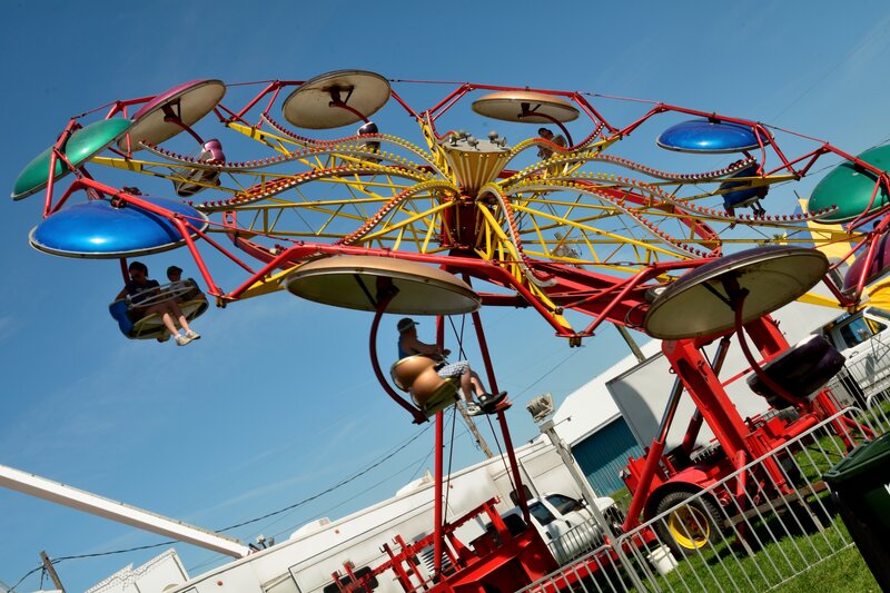 Carnival Ride with Riders