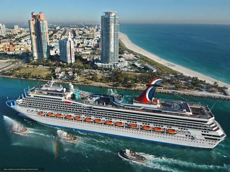 Carnival Valor cruise ship in Miami