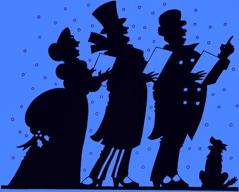 Carolers in Snow
