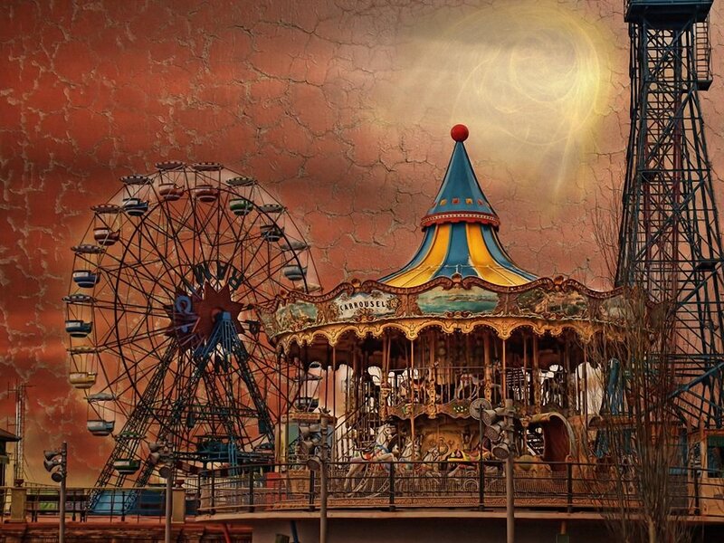 Carousel and Ferris Wheel