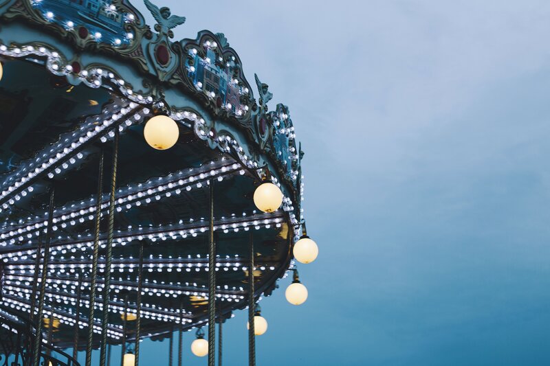 Carousel at dusk