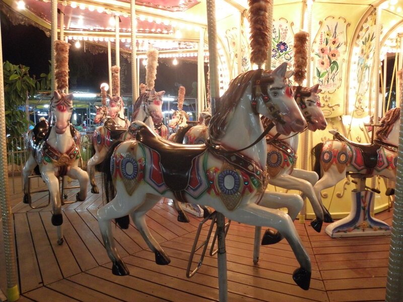 carousel at night