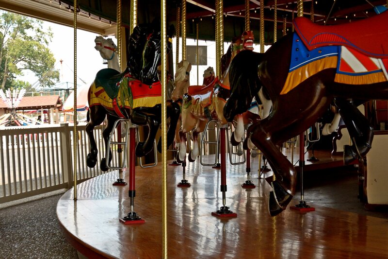 Carousel Horses — Brown