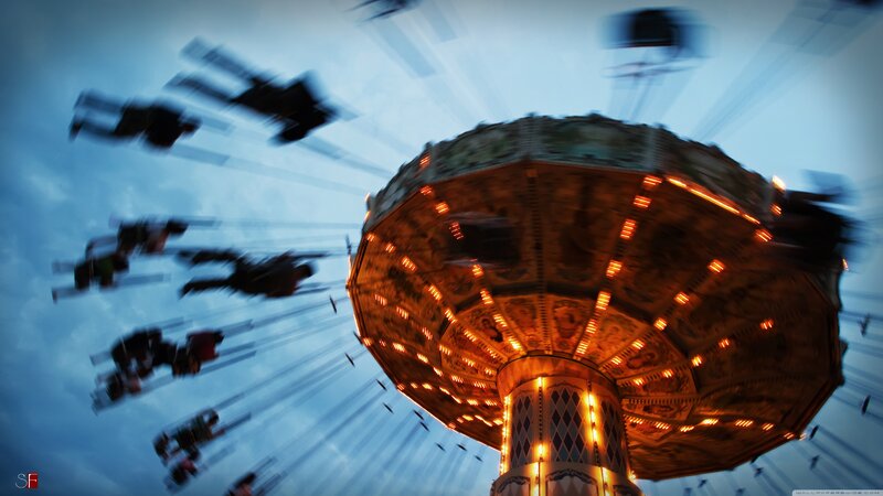Carousel Ride at Dusk