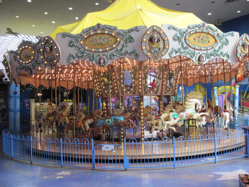 Carousel with Horses — Yellow