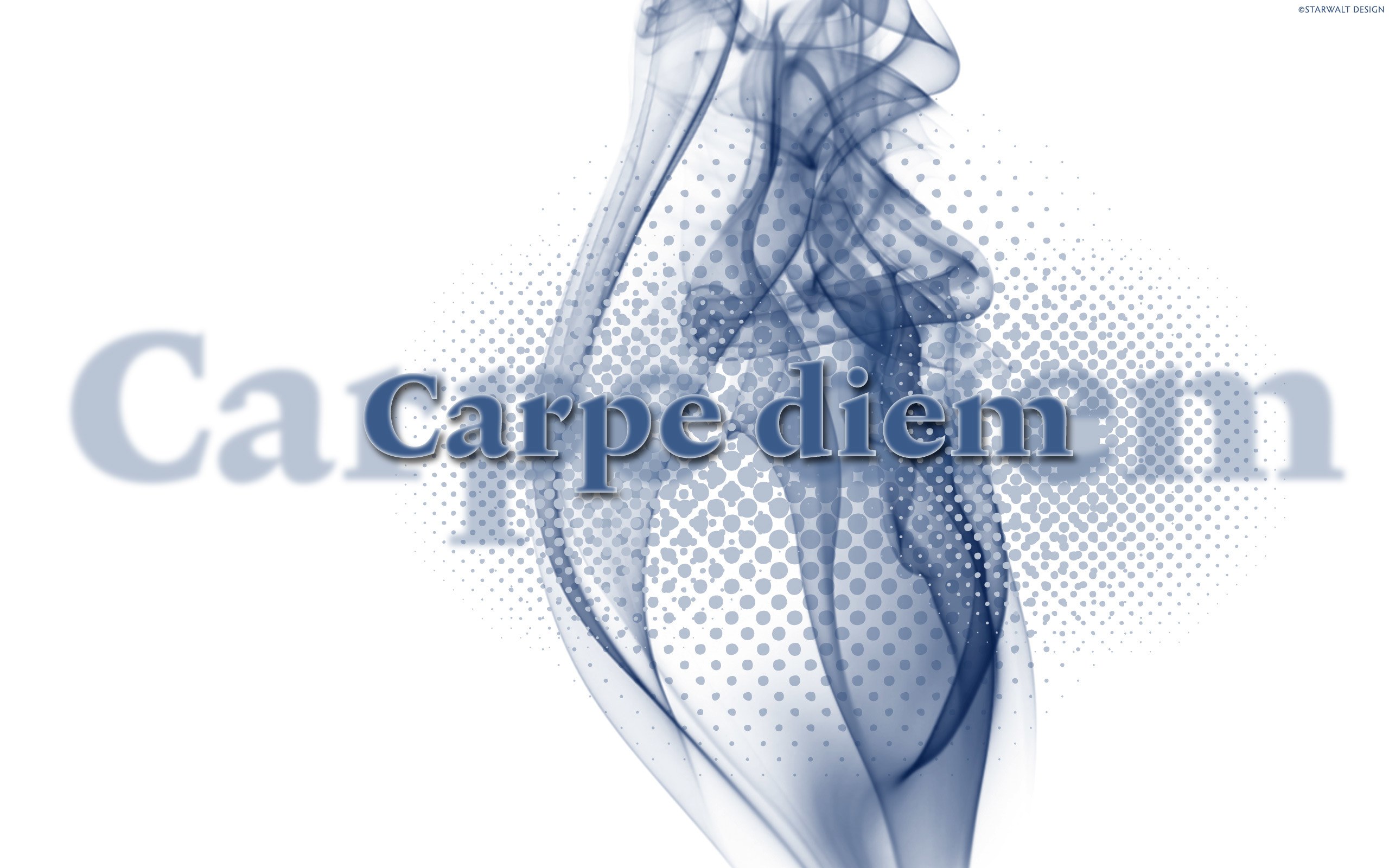 Carpe diem abstract design