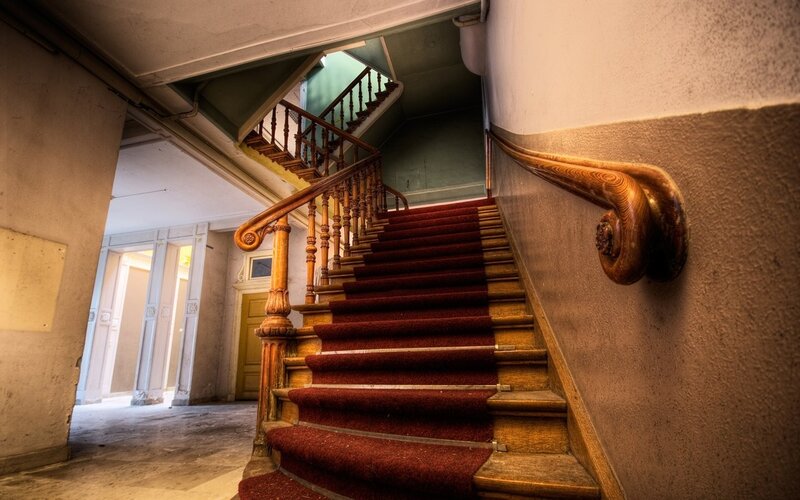 Carpeted Staircase