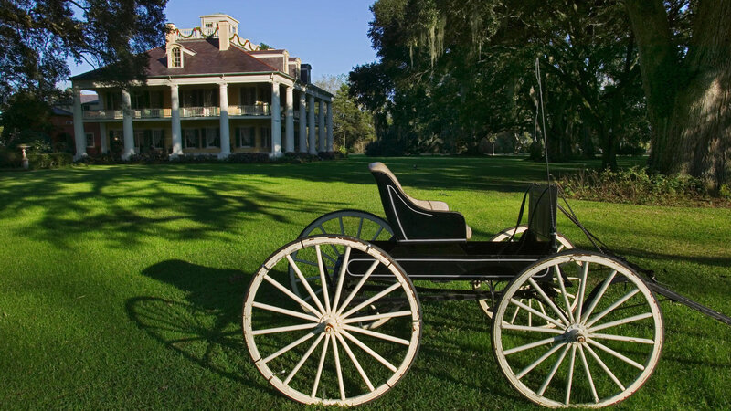 Carriage on Lawn