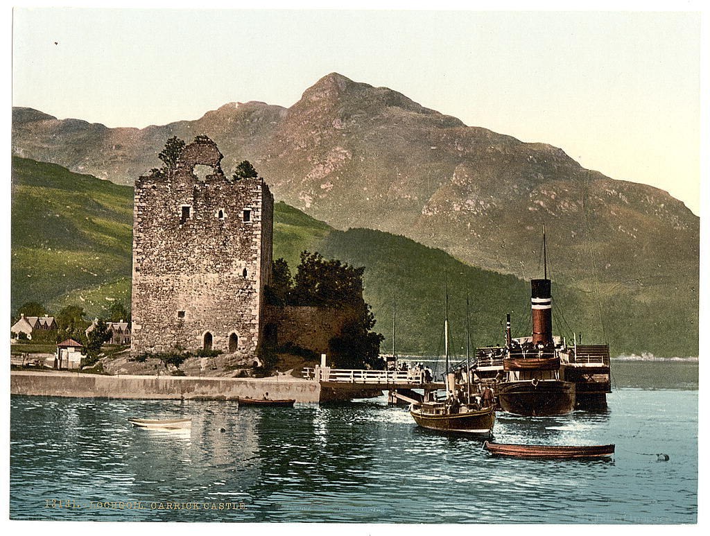 Carrick Castle by the water