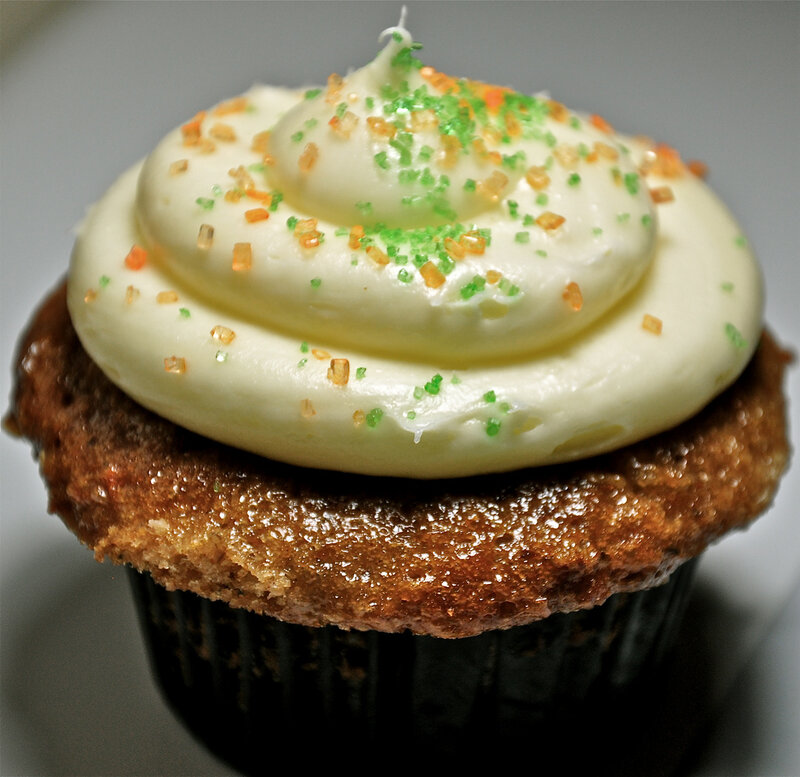 Carrot Cake Cupcake — Brown