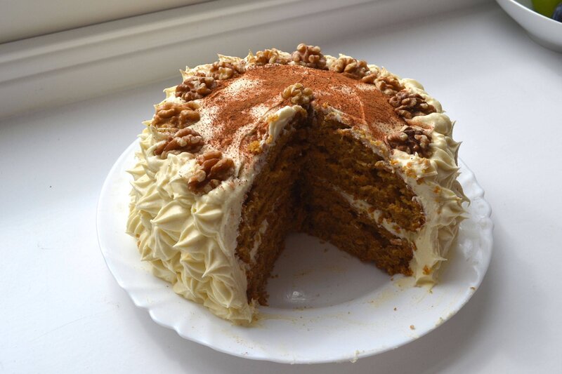 Carrot Cake with Walnuts