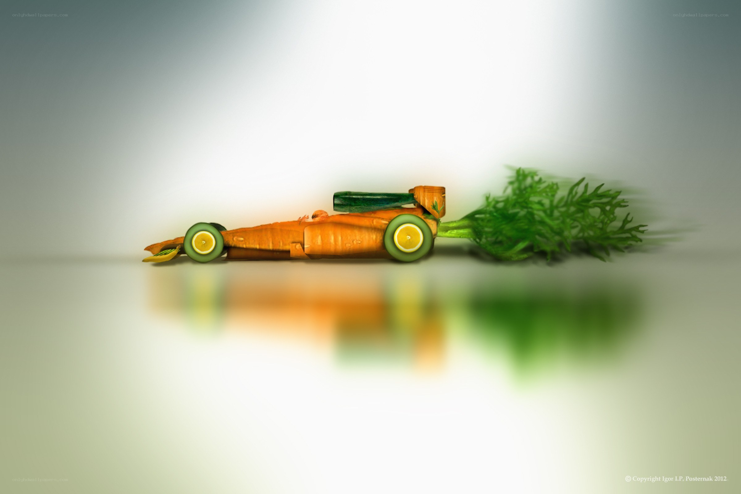 carrot race car