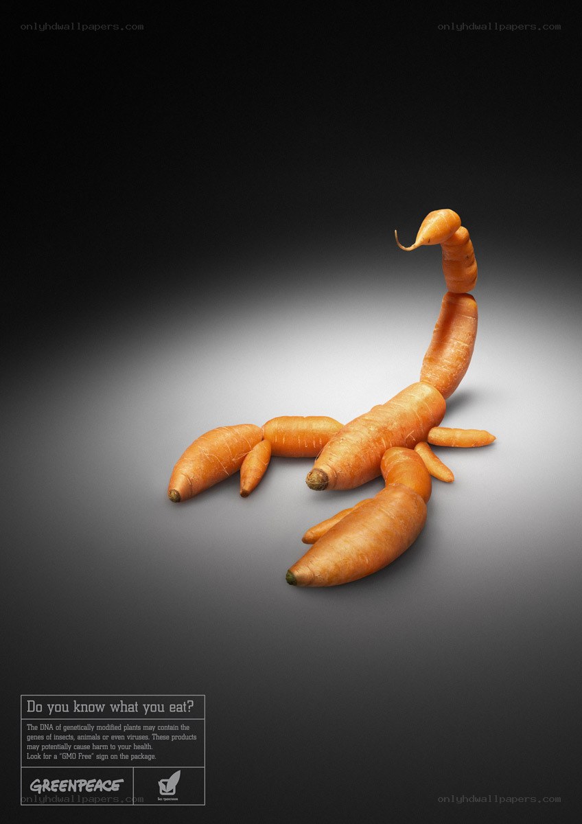 Carrot scorpion ad