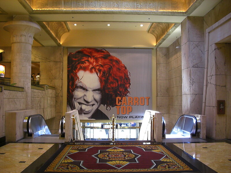 Carrot Top promotional display