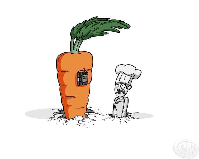 Carrot with Bomb