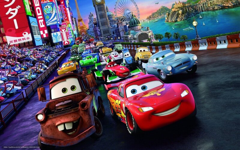 Cars 2 movie scene