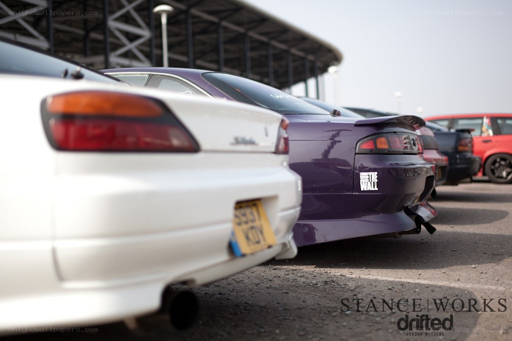cars at a drift event