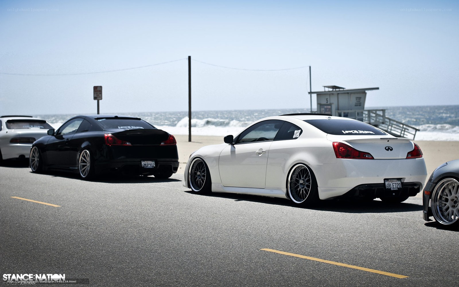 Cars at the beach