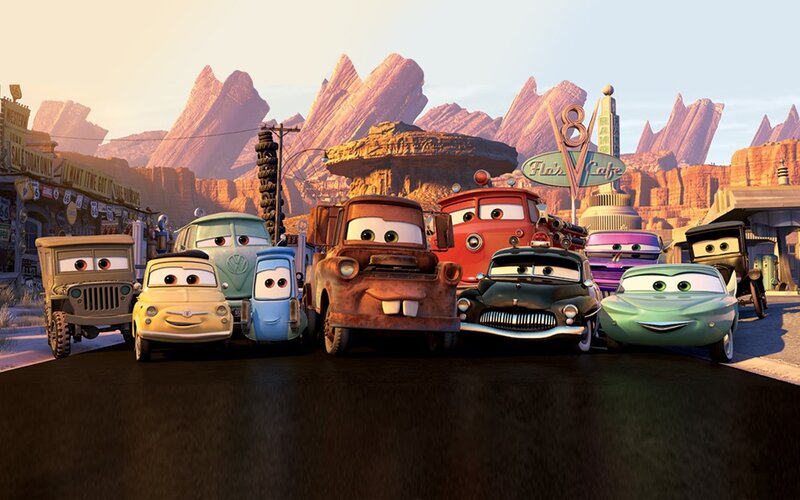 Cars characters in Radiator Springs