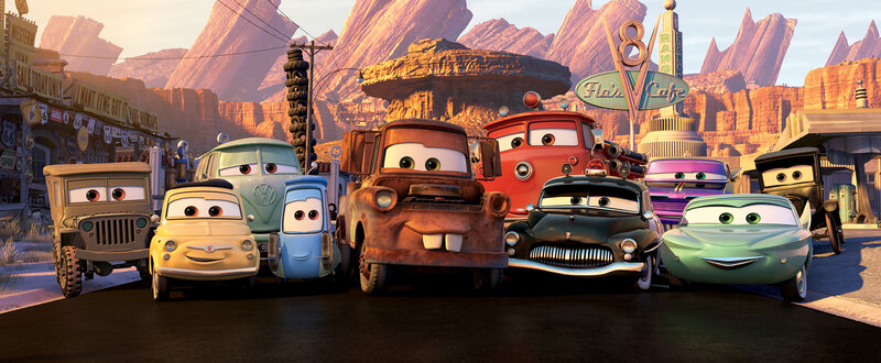 Cars in a Desert Town