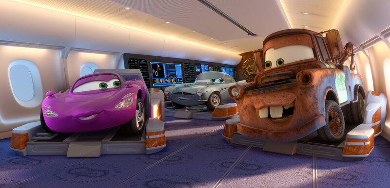 Cars in Airplane Cabin
