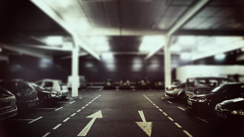 Cars in Parking Garage