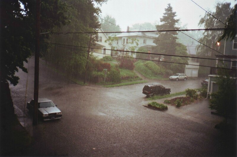 Cars in Rainstorm