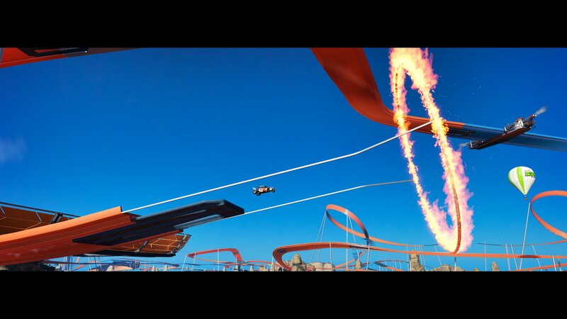 Cars on a Roller Coaster