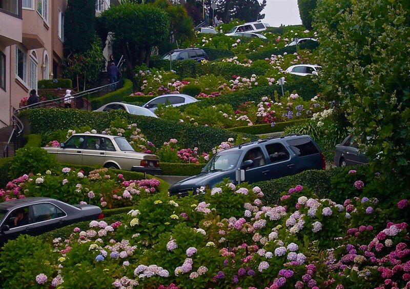 Cars on a Steep Hill