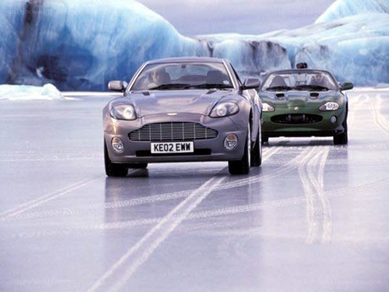 Cars on an icy road
