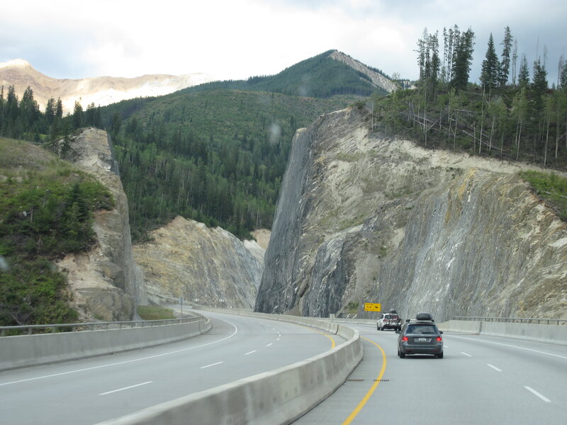 Cars on Mountain Highway — Gray