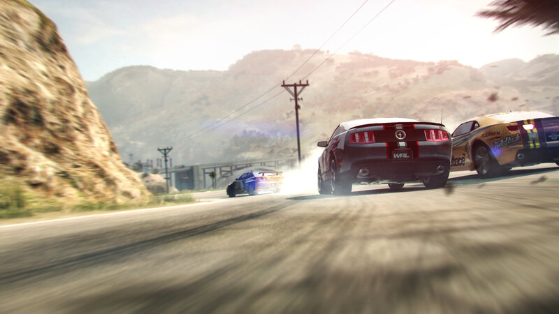 Cars Racing on Road