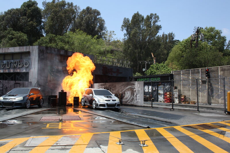 Cars with Fire Explosion