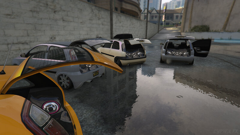 Cars with Open Trunks