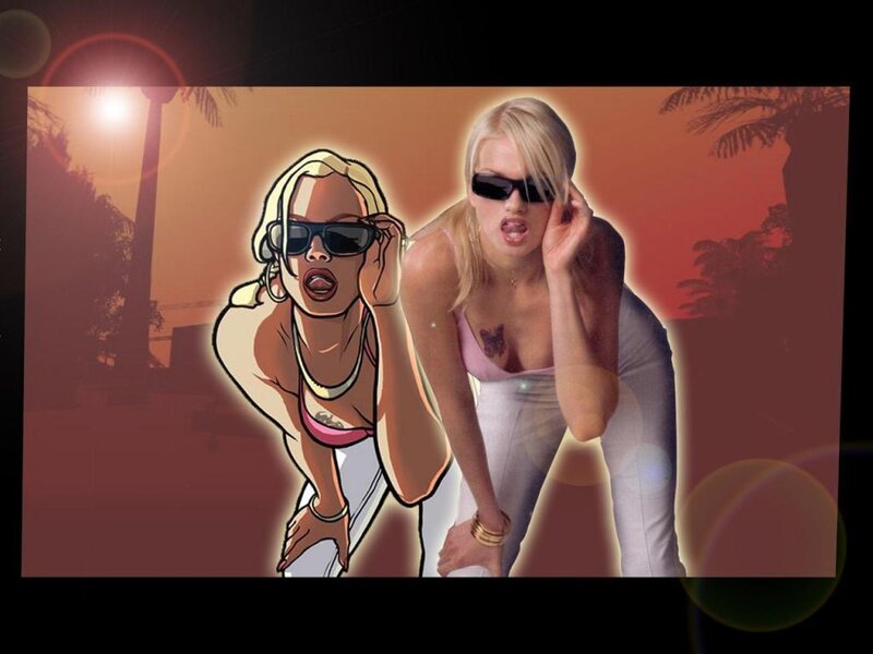 cartoon and real woman comparison