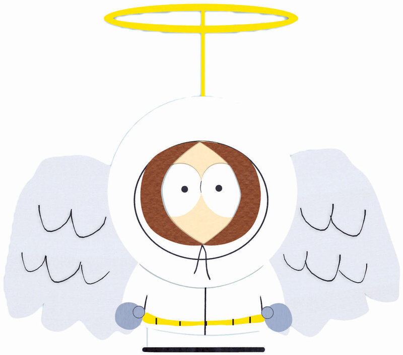 Cartoon angel character