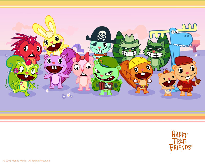 Cartoon Animal Characters — Purple
