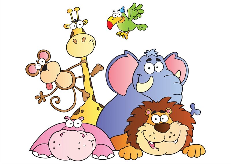 Cartoon Animals Group