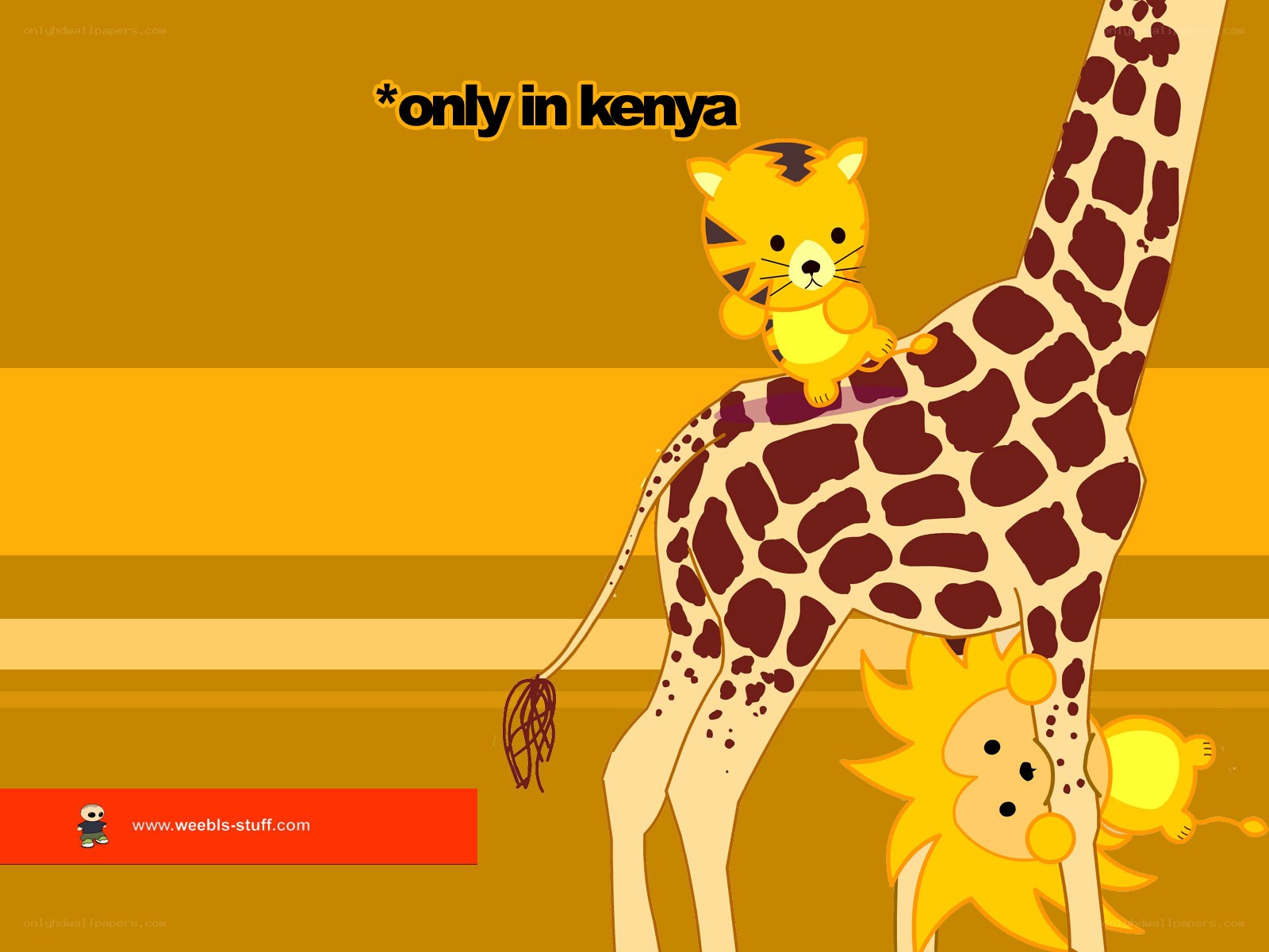 cartoon animals in kenya