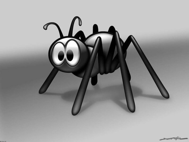 cartoon ant character