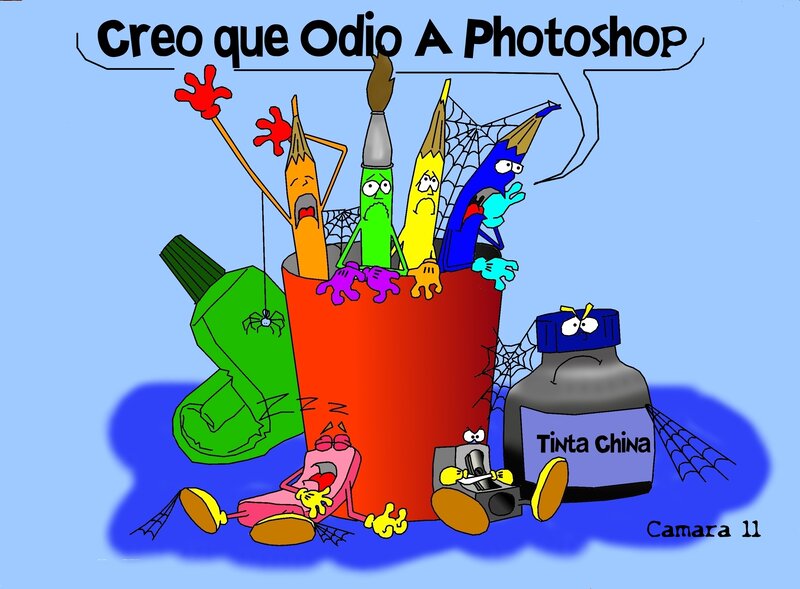 Cartoon Art Supplies