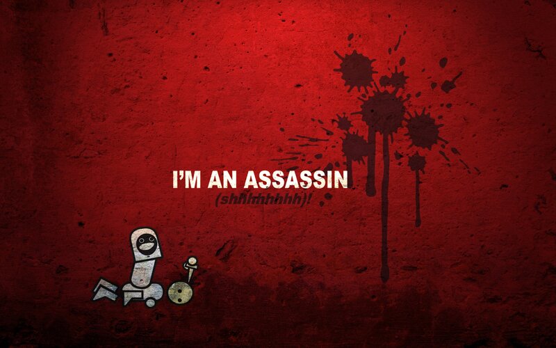 Cartoon Assassin Character