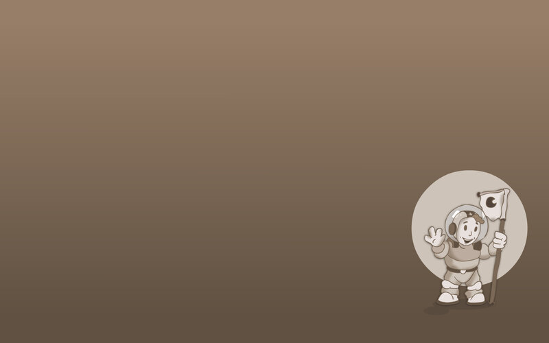 cartoon astronaut waving